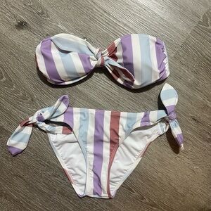 Aeropostale Bikini Top and Bottoms Set